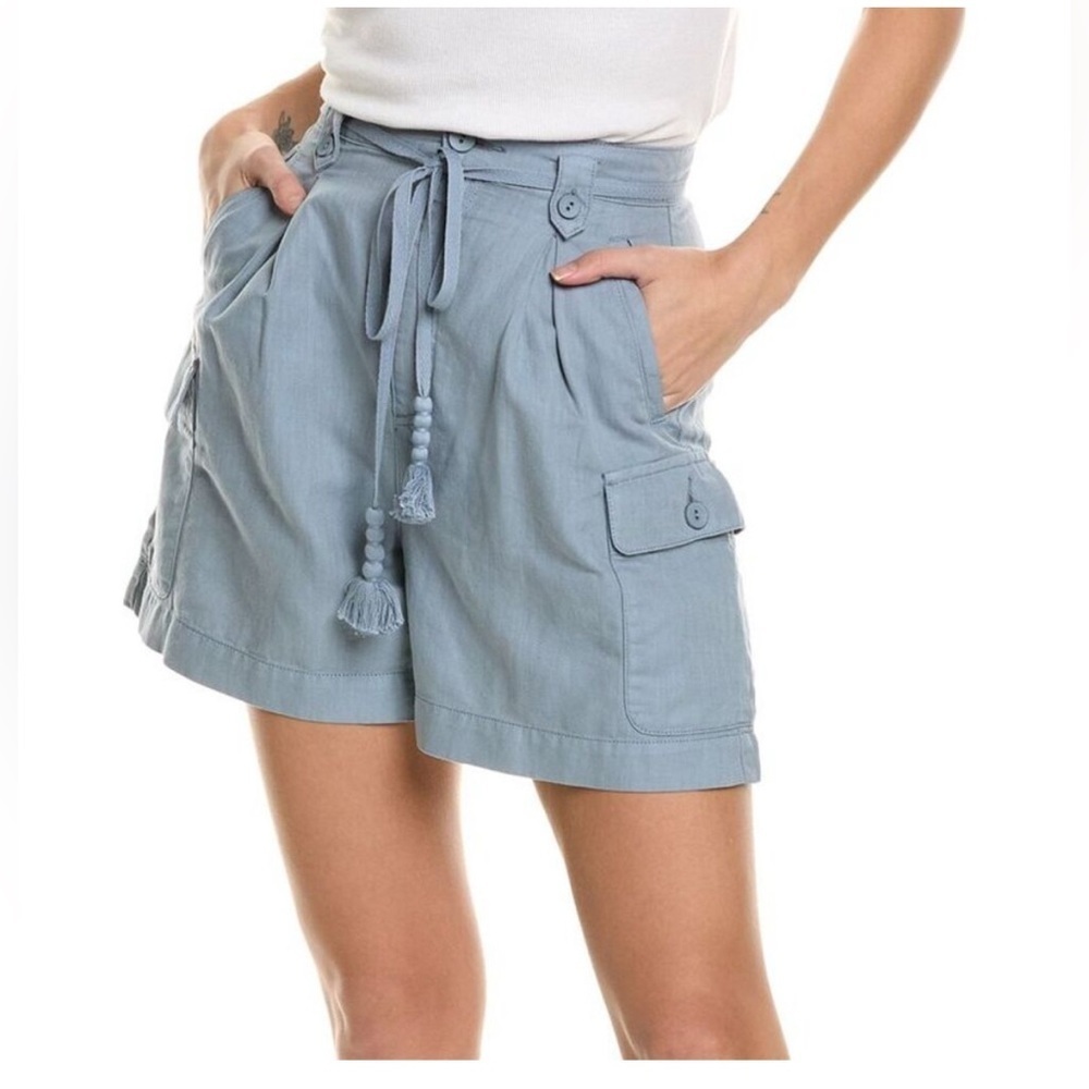 Joie Daphne Cargo Linen blend Shorts Size 2